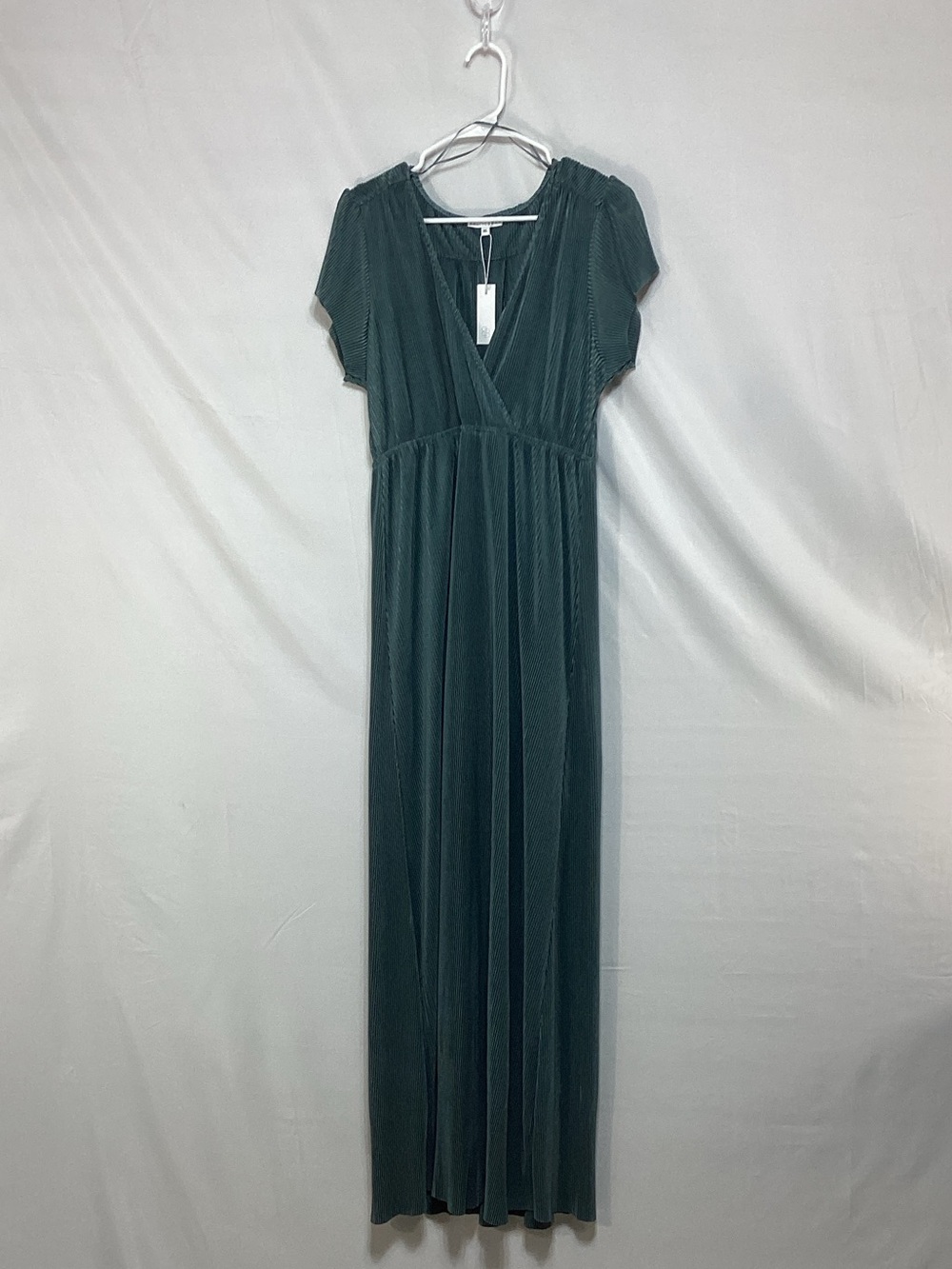 NWT XL Baltic Born Green V-Neck Maxi Dress